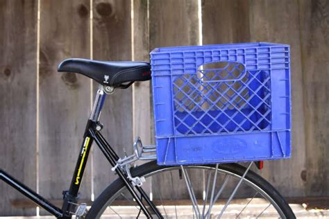 Bike Rack Milk Crate
